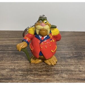 Vintage Seaworld Winston The Walrus 2.5" PVC Figure Keychain
